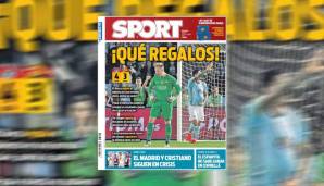 Nach der 4:3-Niederlage in Vigo schreibt die Sport: "Was für Geschenke! In zwei entscheidenden Situationen schenkt ter Stegen dem Gegner den Sieg"