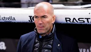 Steht gegen den FC Getafe unter Druck: Real Madrids Trainer Zinedine Zidane.