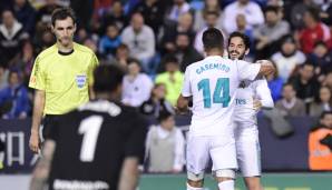 Pflichtsieg gegen Malaga: Real gewann dank der Torschützen Isco und Casemiro.