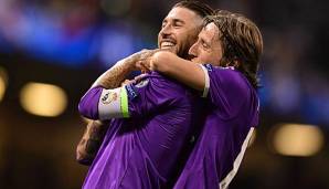 Nach aller Kritik zur "Europas Fußballer des Jahres"-Auszeichnung, nimmt Sergio Ramos seinen Mannschaftskollegen Luka Modric in Schutz.
