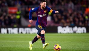 Lionel Messi rettete dem FC Barcelona im Spiel gegen Valencia einen Punkt.