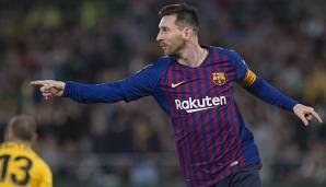 Bescherte Barca mit einem Dreierpack eine Zehn-Punkte-Führung an der Tabellenspitze: Superstar Lionel Messi.