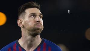 Laut Aussagen von Trainer Ernesto Valverde spielt Lionel Messi seit Weihnachten mit Schmerzen.