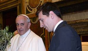 Papst Franziskus ist ein großer Fan von Lionel Messi.