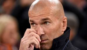 Zinedine Zidane sah gegen den FC Valencia eine schwache Leistung seiner Mannschaft.