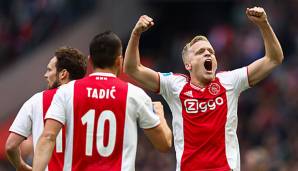 Donny van de Beek lief in der vergangenen Saison 57 mal für Ajax auf.
