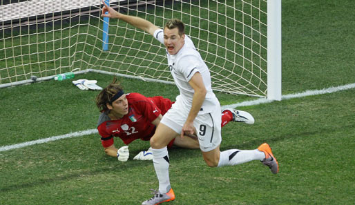 Shane Smeltz gelangen bei der WM 2010 ein Tor gegen Italien und eine Vorlage gegen die Slowakei