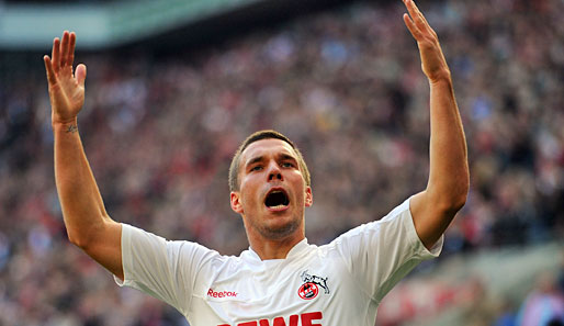 Lukas Podolski steht beim 1. FC Köln bis Sommer 2012 unter Vertrag