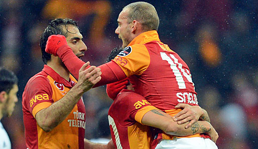 Galatasaray ging gegen Besiktas bereits nach drei Minuten in Führung