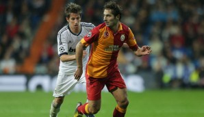 Hamit Altintop (r.) hat in dieser Saison erst drei Spiele für Galatasaray bestritten