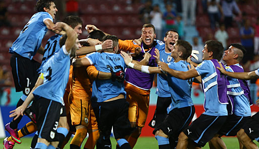 Uruguay siegte erst nach Elfmeterschießen gegen Außenseiter Irak