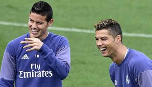 Ronaldo und James kennen sich bereits aus Madrid.