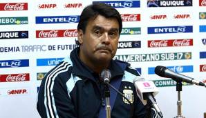 Jose Luis Brown hier als Trainer der U17-Nationalmannschaft von Argentinien.