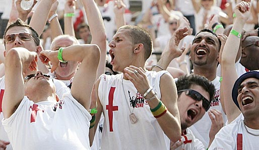 Die englischen Fans hoffen auf den Zuschlag für die WM 2018