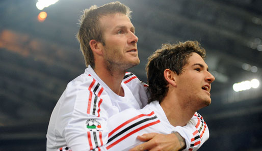 David Beckham und Pato könnten für Milans UEFA-Cup-Spiel gegen Werder Bremen ausfallen