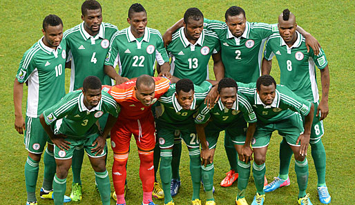 Nigerianische Fußballnationalmannschaft Aufstellung