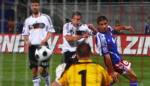 WM 2010, DFB-Team, Lukas Podolski, Thomas Hitzlsperger, Deutschland, Liechtenstein