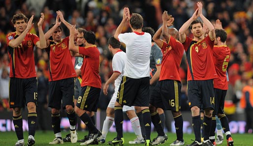 Die spanische Nationalmannschaft ist seit Februar 2007 ungeschlagen