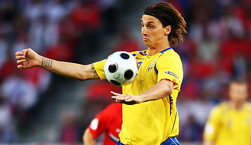 Zlatan Ibrahimovic erzielte für Schweden in der WM-Qualifikation bisher nur zwei Tore