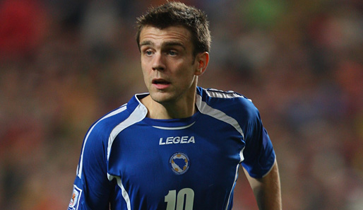 In 47 Länderspielen war Zvjezdan Misimovic bislang 17mal für Bosnien-Herzegowina erfolgreich