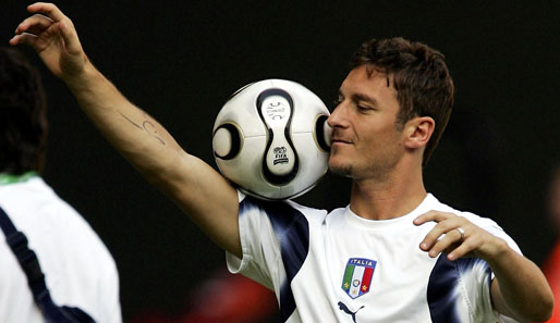 Francesco Totti erzielte bei der WM 2006 einen Treffer für Italien
