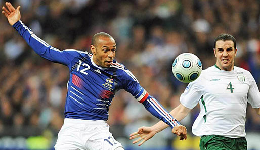 Thierry Henrys Handspiel im Play-Off Spiel gegen Irland sorgte für reichlich Diskussionen