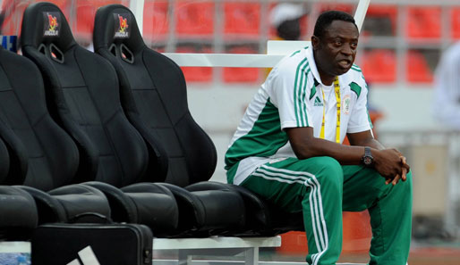 Shaibu Amodu verlor mit Nigeria im Halbfinale des Afrika-Cups mit 0:1 gegen Ghana