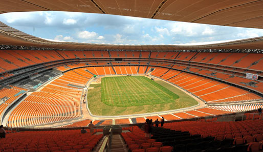 Austragungsort des WM-Endspiels: Soccer City Stadium in Johannesburg