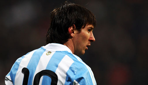 Lionel Messi gab im Jahr 2006 sein Länderspieldebüt für die Albiceleste