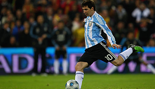 Lionel Messi erzielte in 41 Länderspielen 13 Treffer für Argentinien