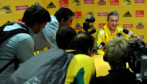 Parreira ist mit einer kurzen Unterbrechung seit 2008 Nationaltrainer Südafrikas