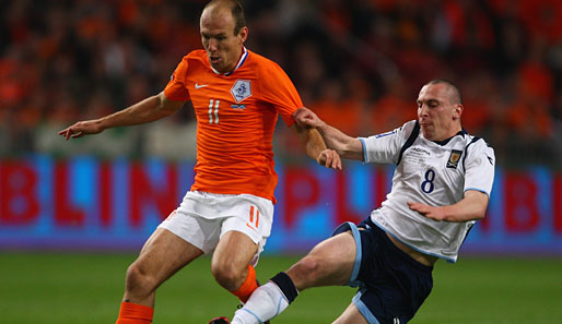 Arjen Robben hat in 46 Länderspielen 11 Treffer erzielt