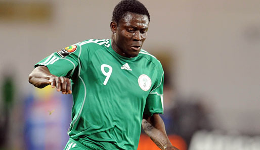 Obafemi Martins erzielte in 31 Partien für Nigeria 16 Tore