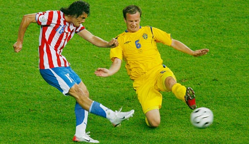Nelson Valdez war für Paraguay schon bei der WM 2006 in Deutschland dabei
