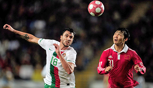 Hugo Almeida (l.) schoss in der WM-Qualifikation zwei Tore in sechs Einsätzen