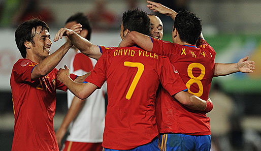 Spanien trifft bei der WM 2010 in der Gruppenphase auf die Schweiz, Chile und Honduras