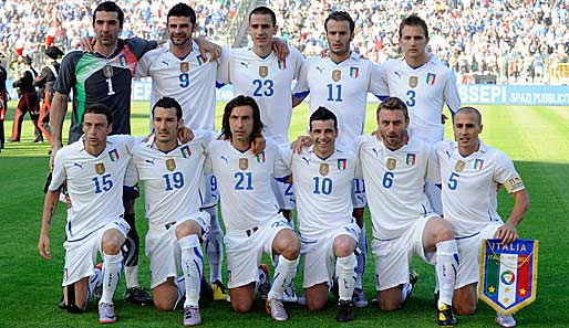 Die italienische Nationalmannschaft wurde bisher vier Mal Weltmeister: 1934, 1938, 1982, und 2006
