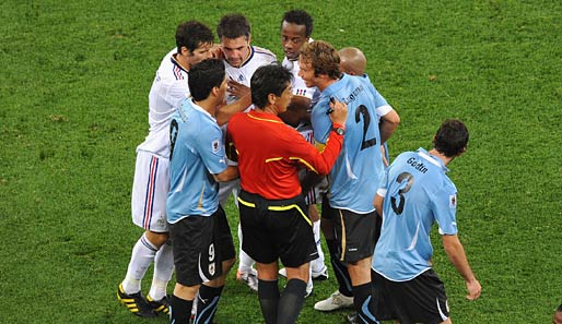 Uruguay spielte im ersten Spiel 0:0 gegen Frankreich