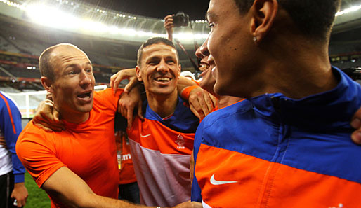 Auf dem Weg zum Titel? Arjen Robben feiert den Einzug ins WM-Finale