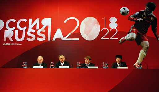 Russland hat sich für die Ausrichtungen der WM 2018 und 2022 beworben