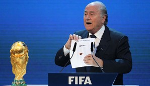 Joseph Blatter bezeichnete die Vergabe an das Scheichtum bereits als Fehler
