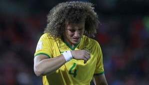 David Luiz hatte sich in Chile eine Verletzung im linken Knie zugezogen