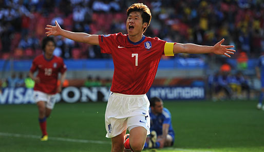 Ji-Sung Park erzielte nach wunderschönem Sololauf das 2:0 gegen die Griechen