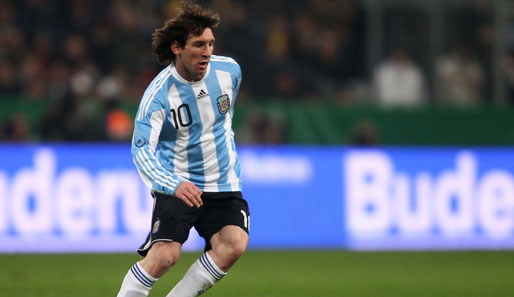 Lionel Messi soll Argentinien in Südafrika zum Weltmeistertitel führen