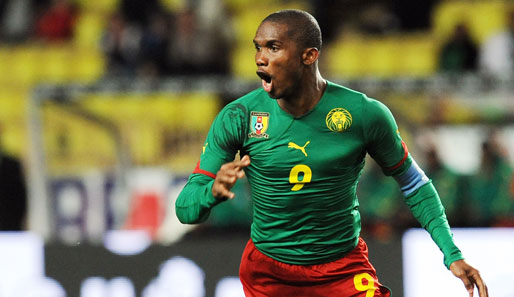 Samuel Eto'o soll bei Kamerun für die nötigen Tore sorgen