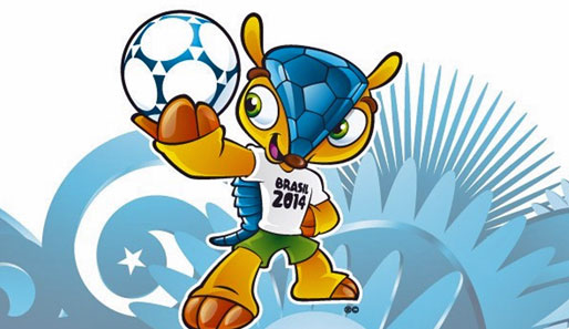 Ein Gürteltier wird das offizielle Maskottchen der WM 2014