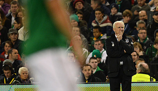 Irland-Coach Giovanni Trapattoni war beim Debakel seiner Mannschaft gegen Deutschland ratlos