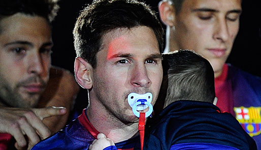 M-m-m-Messi. Der Weltfußballer musste in der entscheidenden Saisonphase bereits verletzt zusehen
