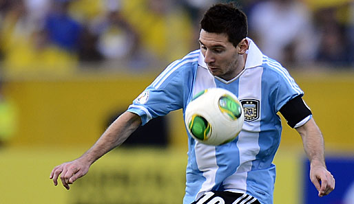 Lionel Messi hat sich mit Argentinien für die WM in Brasilien qualifiziert