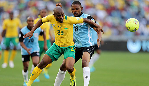 Die Bafana Bafana trotz sich trotz eines Sieges gegen Botswana nicht mehr für die WM qualifizieren